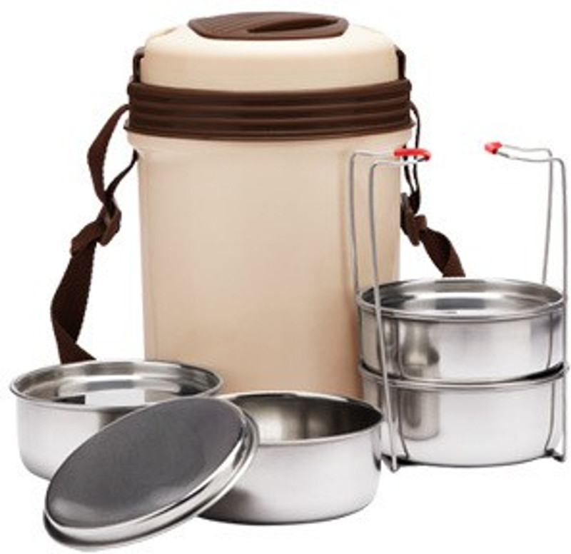 MILTON ELECTRON 4 4 Containers Plastic Office Lunch Box(300 ml)