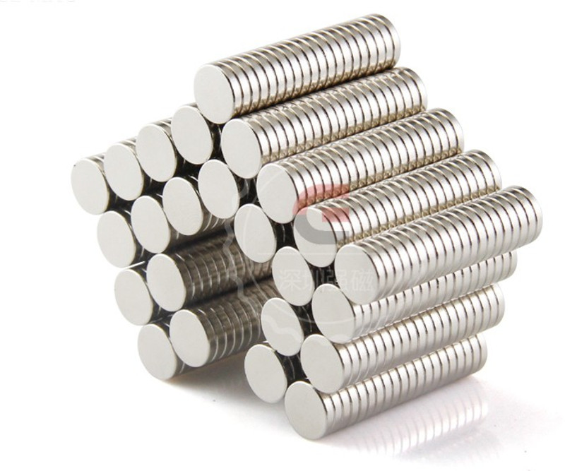 connect2fashion Neodymium Magnets Round Shaped - Pack of 100 Multipurpose Office Magnets Pack of 100