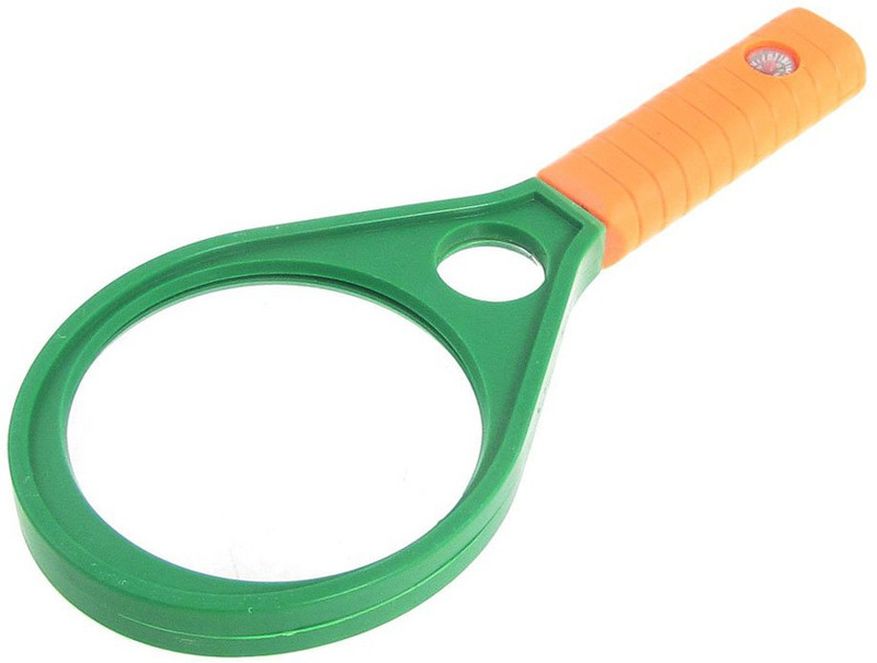 AIW Double Lens Magnifier 4x Magnifying Glass 65mm(Green, Orange) RS.147 (70.00% Off) - Flipkart
