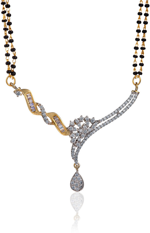 Alysa Marquise Alloy, Silver Mangalsutra Alysa Marquise Alloy, Silver Mangalsutra
