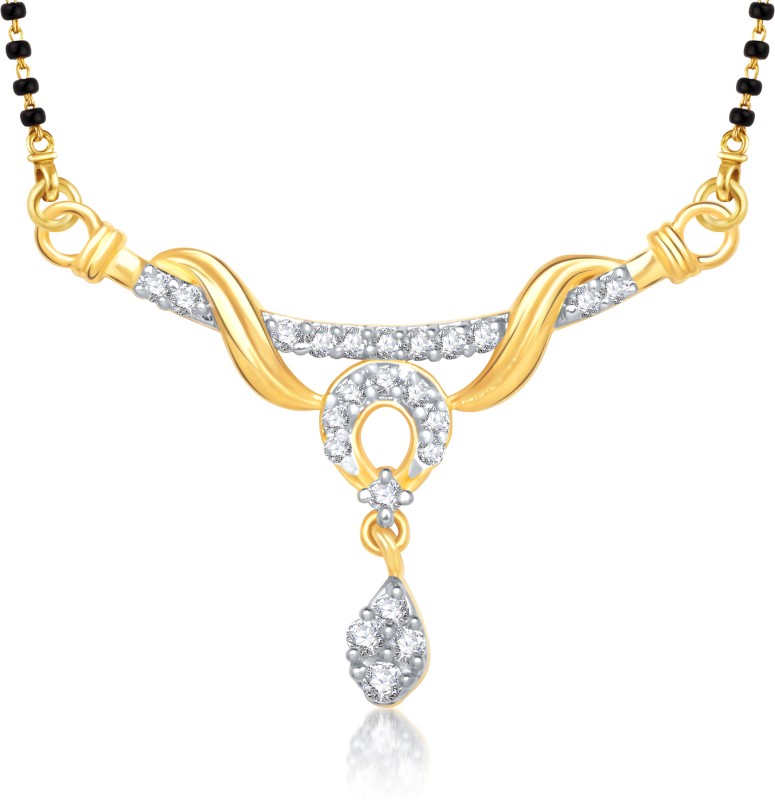 VK Jewels VK Jewels Dwisha Gold and Rhodium plated Mangalsutra Pendant Alloy Mangalsutra RS.215 (82.00% Off) - Flipkart