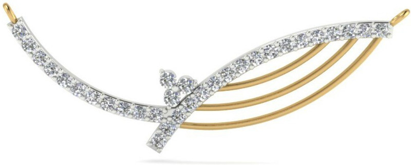 Astrum Diamonds Precious Commitment 9kt Diamond Yellow Gold Mangalsutra Tanmaniya