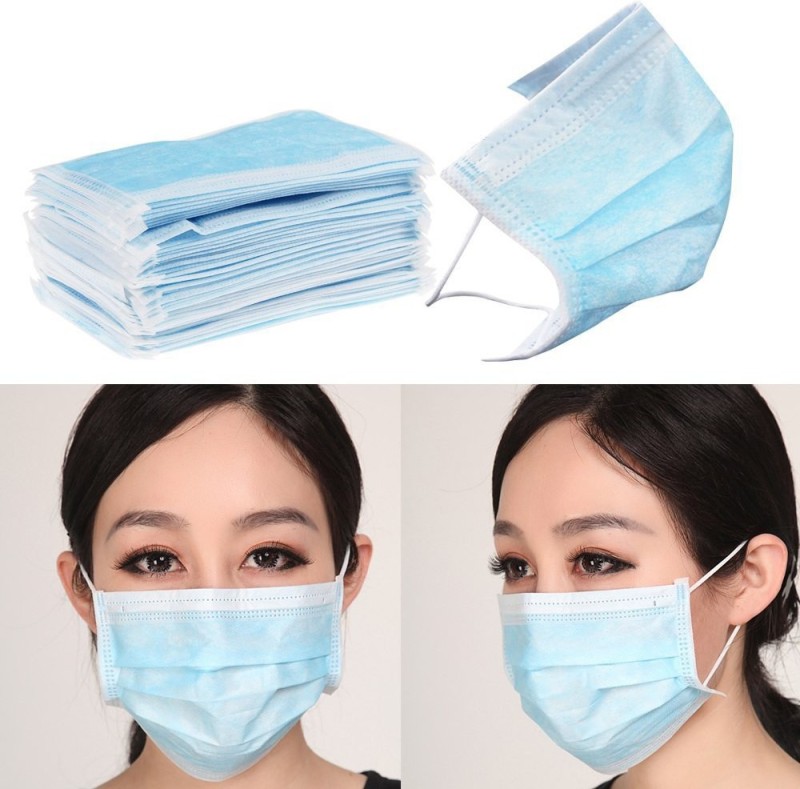 VMD 100pcs Disposable Face s Elastic Earloop Type  and Respirator