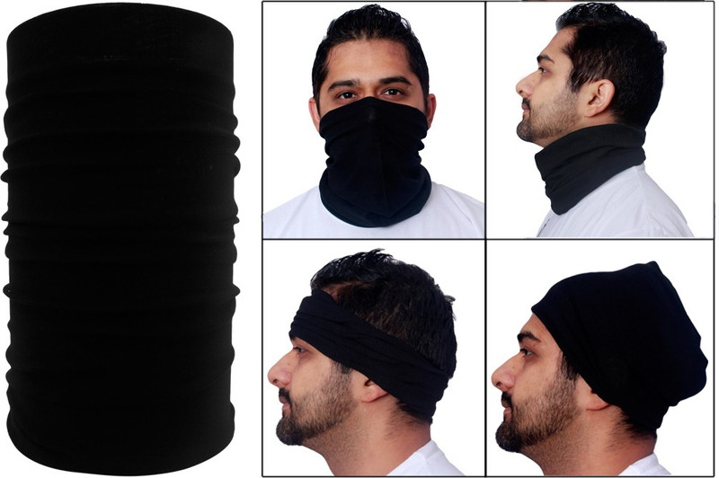 Jazzmyride Multifunctional Headwrap or Scarf-Night Party Mask(Black, Pack of 1) RS.139 (76.00% Off) - Flipkart
