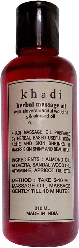 khadikhazana khadi sandal wood massage oil(210 ml)