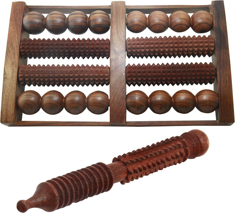 Montstar HWA-250 Wooden Foot Roller 8 slot (With Free Jimmy) Massager(Brown) RS.1174 (59.00% Off) - Flipkart
