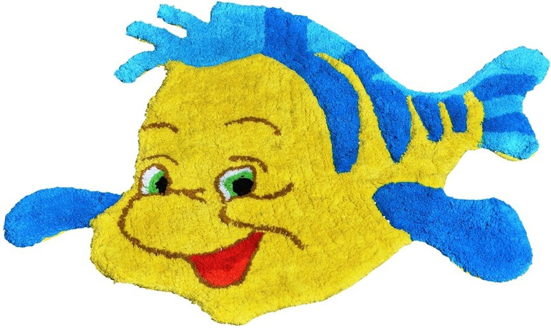 Avira Home Cotton Baby Play Mat(YELLOW & BLUE, Medium)