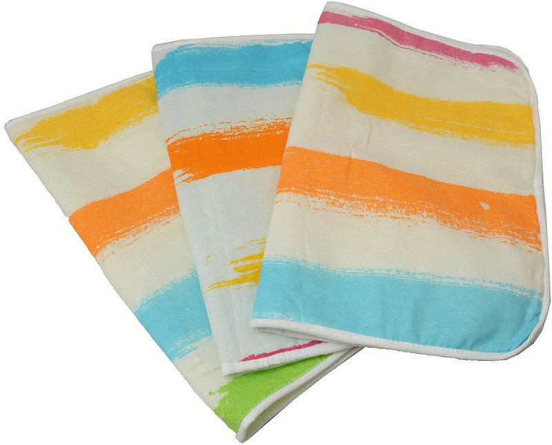 Firststep Cotton Baby Play Mat(multiclour, Pack of 3, Medium)