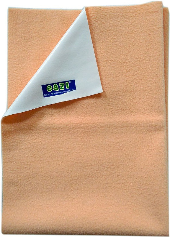 Eazi Baby Breathable Waterproof Mattress Protector Medium Size(Peach)