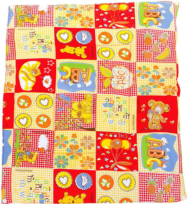 MeeMee Multi Printed Mattress Set(Red)