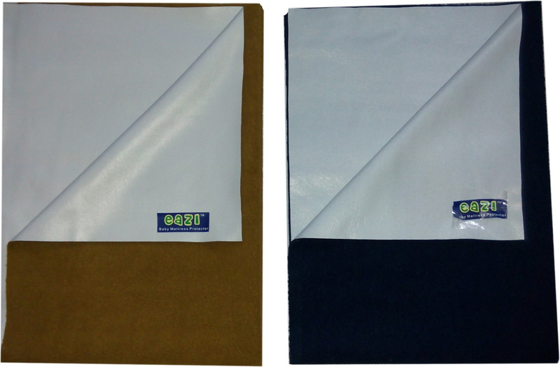 Eazi Breathable Waterproof Mattress Protector set of 2(Camle, Blue)