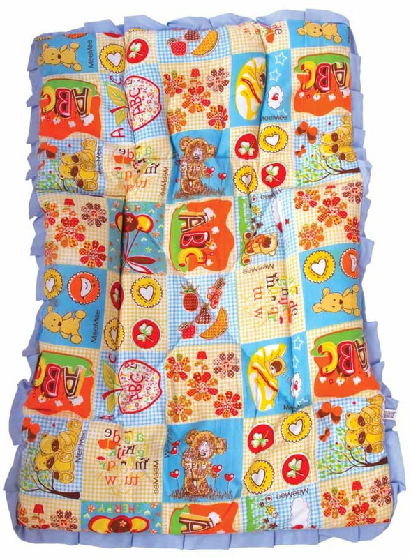 MeeMee Multi Printed Mattress Set(Blue)