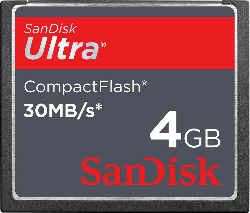 SanDisk Ultra 4 GB Compact Flash 30 MB/s Memory Card