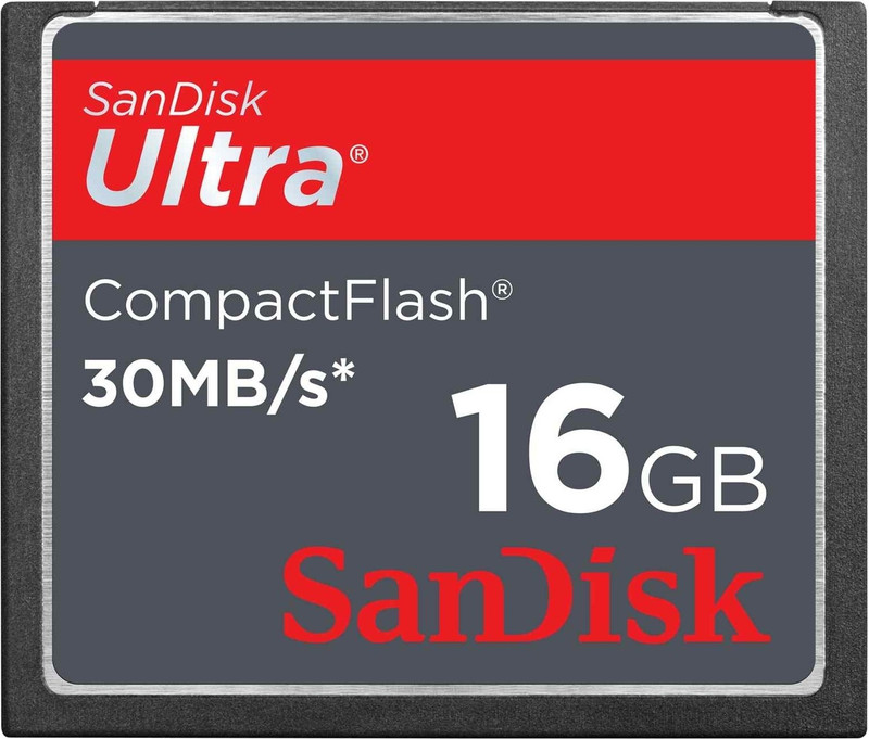 SanDisk Ultra 16 GB Compact Flash 30 MB/s Memory Card