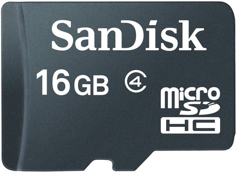 SanDisk Class 4 16 GB MicroSD Card Class 4 48.0 MB/s Memory Card SanDisk Class 4 16 GB MicroSD Card Class 4 48.0 MB/s Memory Card