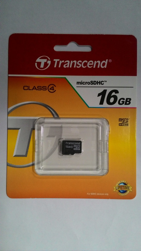Transcend 16 GB MicroSD Card Class 4 Memory Card