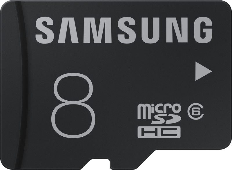 Samsung Class 6 8 GB MicroSDHC Class 6 24 MB/s Memory Card