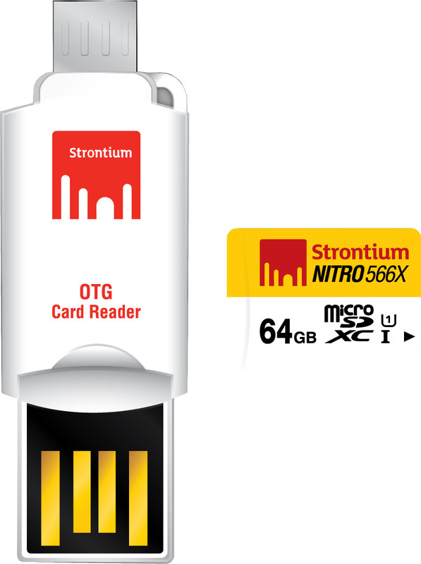 Strontium Nitro 64 GB MicroSDXC Class 10 85 MB/s Memory Card