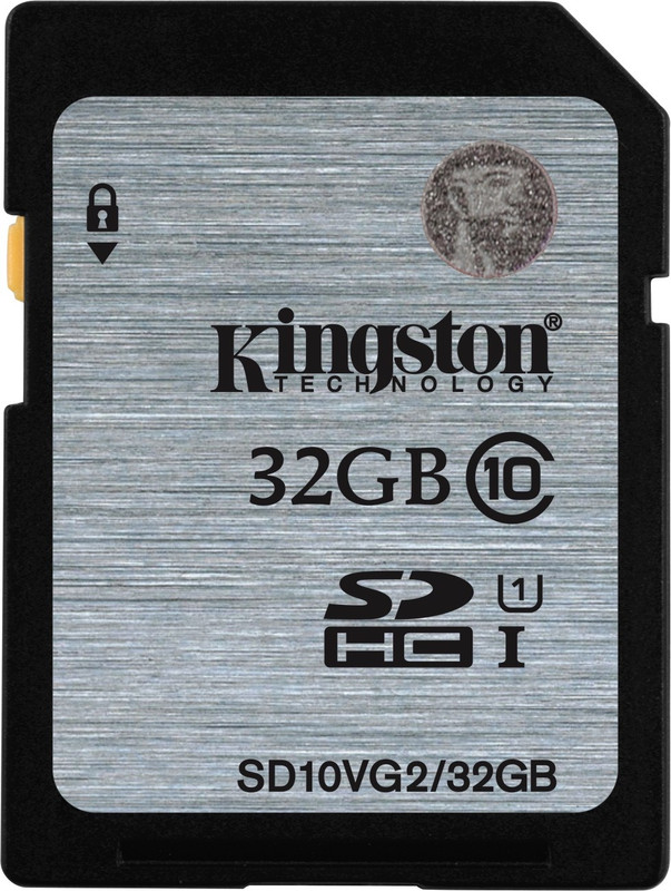 Kingston 32 GB SDHC Class 10 80 MB/s Memory Card