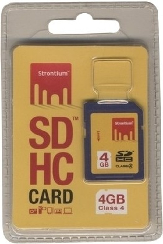 Strontium 4 GB SDHC Class 4 Memory Card