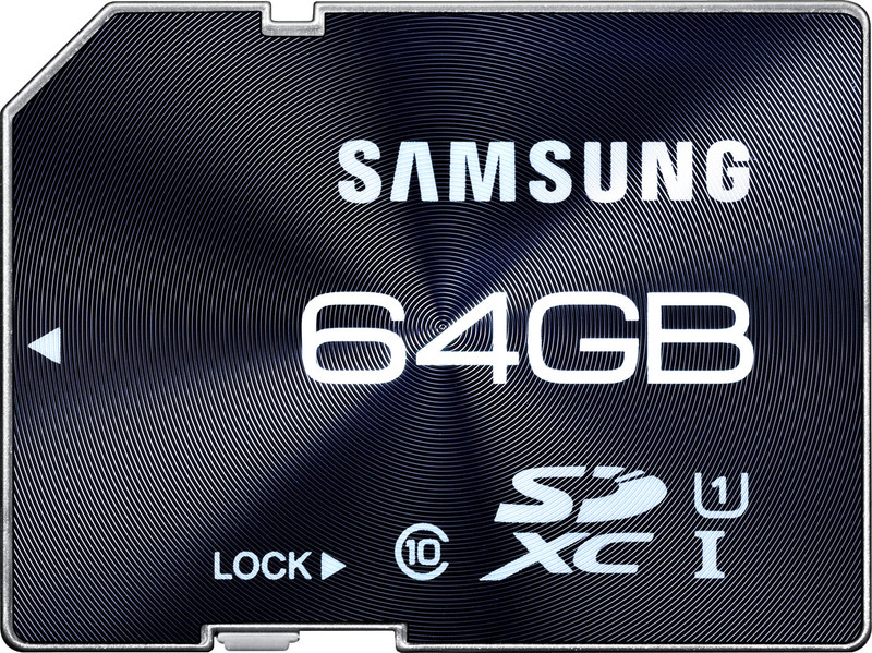 Samsung 64 GB SDXC Class 10 80 MB/s Memory Card