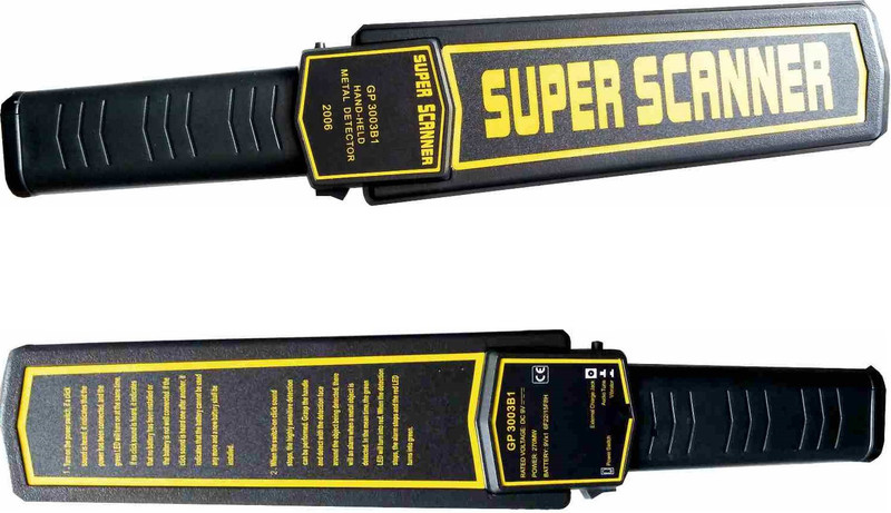 jenix hand Held Metal Detectors, Portable Light-weight Security Super Scanner Band Beat Frequency Oscillation Metal Detector