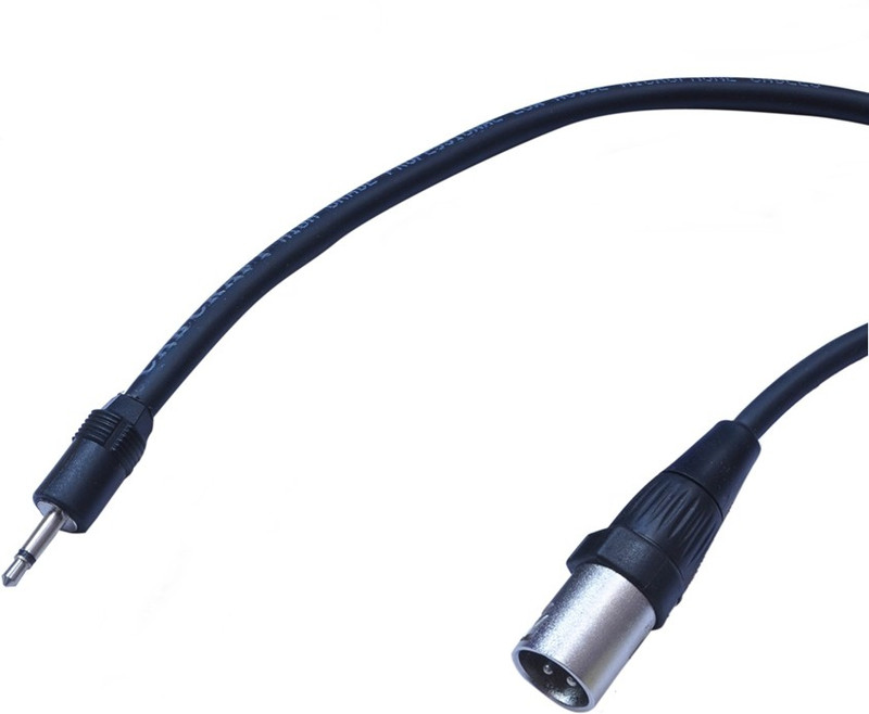 Krown XLR Male to 3.5MM Mono Male 1.5Meter Cable(Black)