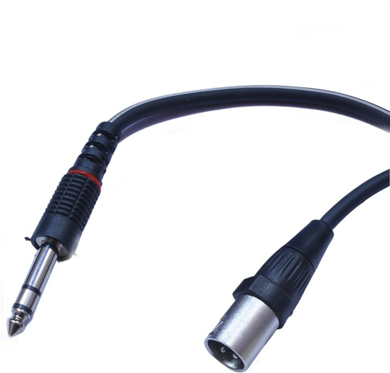 Krown XLR Male to 6.3MM Stereo Male Cable 20 Meter Cable(Black)