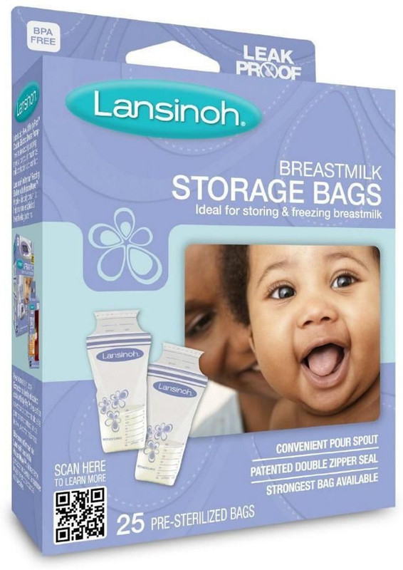 Lansinoh Breast Milk Storage Bags(Pack of 25, White)