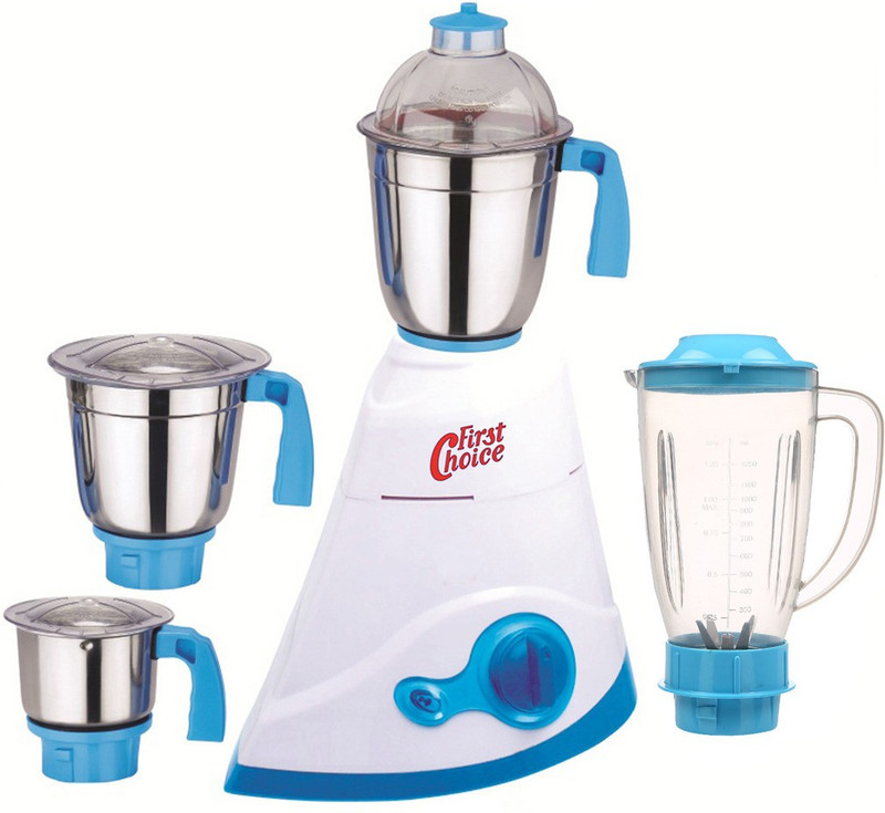 Firstchoice ABS Plastic 4 Jars 1000 Watts Firstchoice ABS PlasticMA16-WFJ 1000Wat 1000 W Juicer Mixer Grinder(Multicolor, 4 Jars)