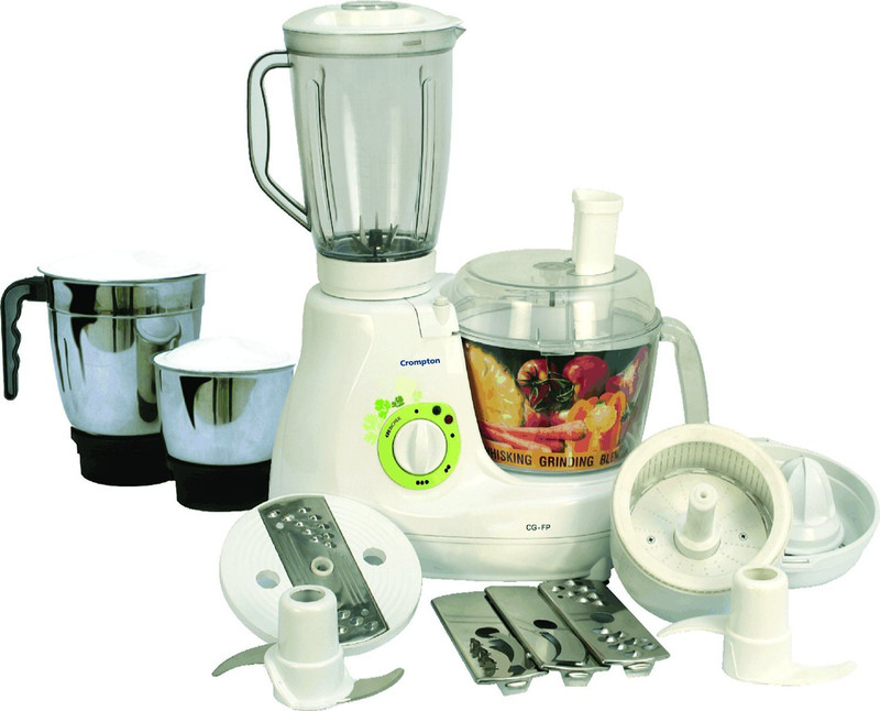 Crompton CG-FP 600 600 W Juicer Mixer Grinder(White, 4 Jars)