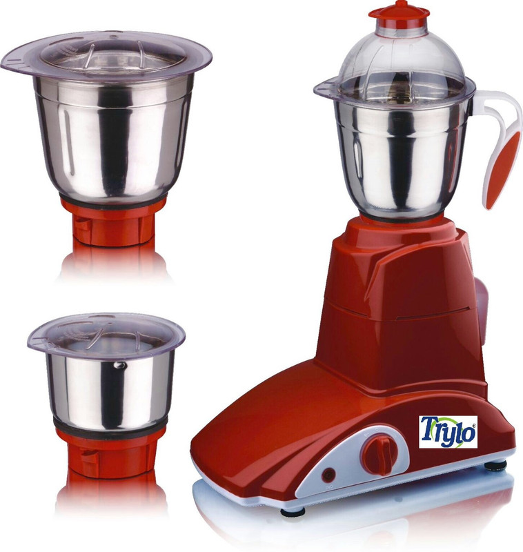 Trylo Try004 Lazer 550 W Mixer Grinder(Red, 3 Jars) Trylo Try004 Lazer 550 W Mixer Grinder(Red, 3 Jars)