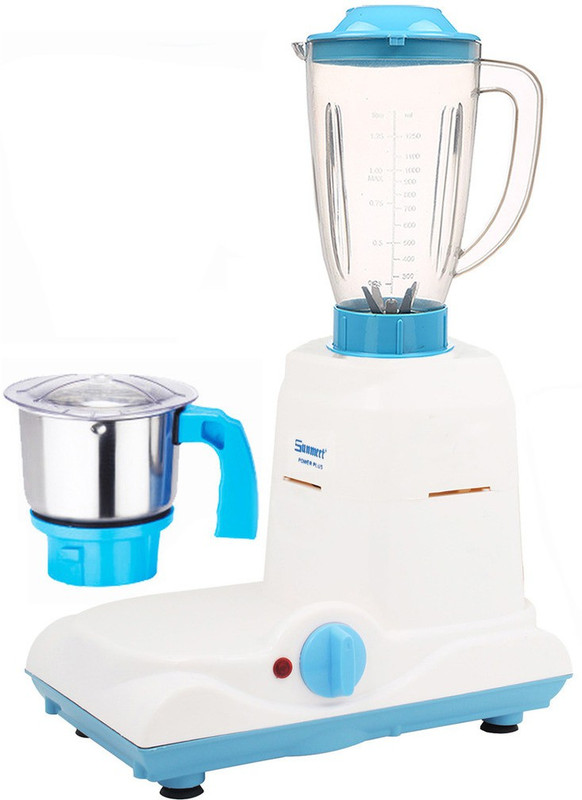 Sunmeet ABS Body MGJ-WFJ16-12 600 W Mixer Grinder(Multicolor, 2 Jars)