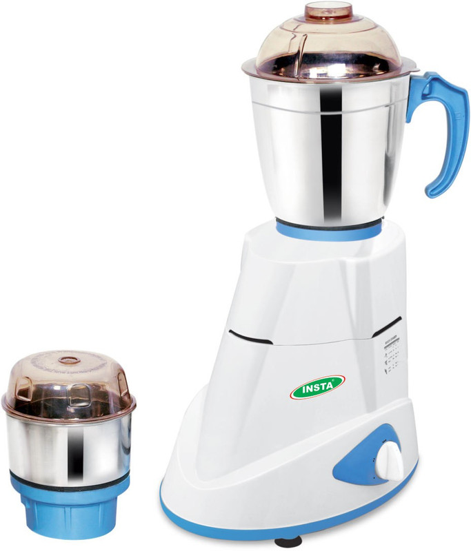 Insta 2 Jar Compac 400 W Mixer Grinder(Multicolor, 2 Jars)