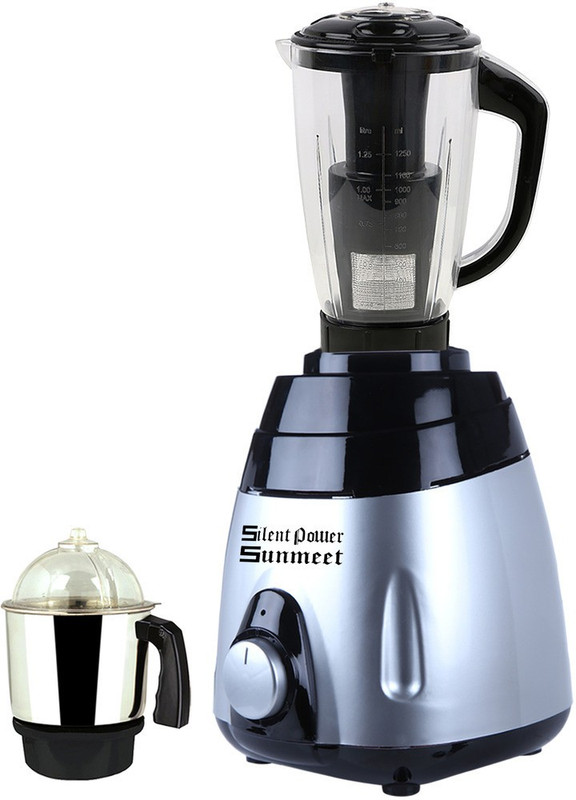SilentPowerSunmeet MA MGJ WF 2017-6 MA ABS Body MGJ WF 2017-6 600 W Mixer Grinder(Multicolor, 2 Jars)