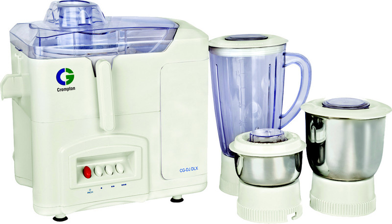 Crompton DJ DLX 500 W Juicer Mixer Grinder(3 Jars)