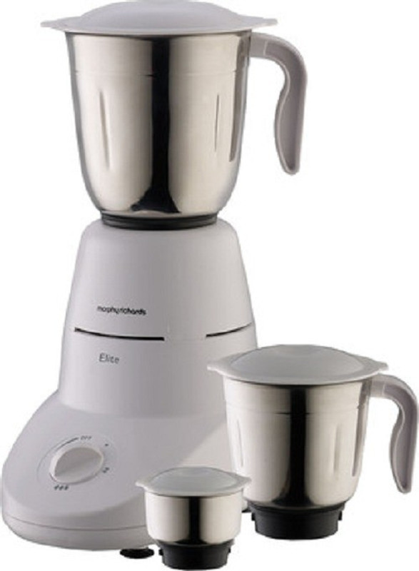 Morphy Richards 640058 Elite Essential 500 W Mixer Grinder(White, 3 Jars) Morphy Richards 640058 Elite Essential 500 W Mixer Grinder(White, 3 Jars)