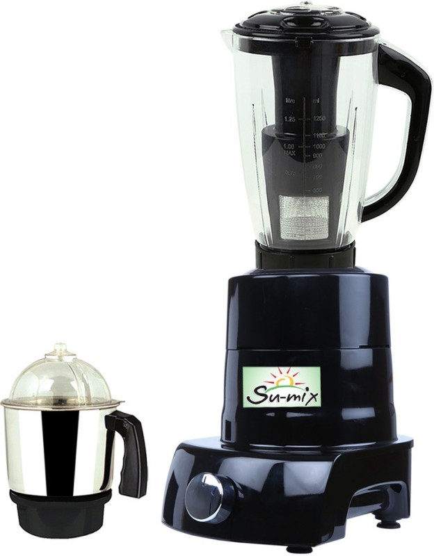 Su-Mix MA MGJ WF 2017-90 MA ABS Body MGJ WF 2017-90 1000 W Mixer Grinder(Black, 2 Jars)