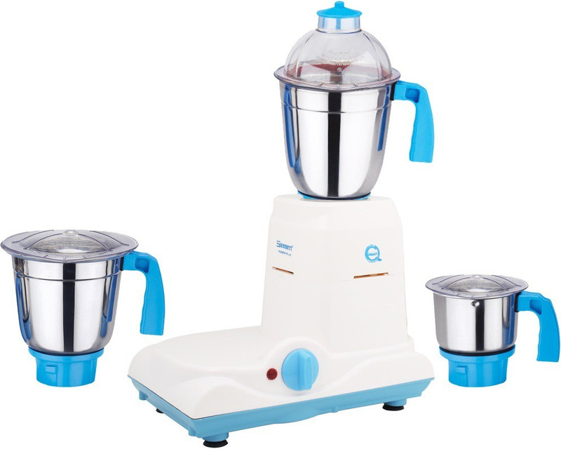 Sunmeet New MG16 2ba25 SM White 3 jar New 2ba25 600 W Mixer Grinder(White, 3 Jars)