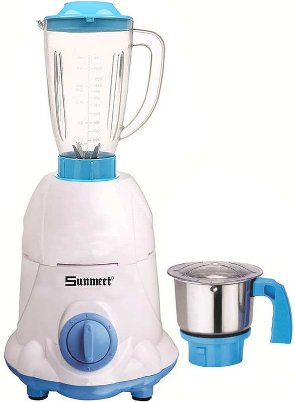 Sunmeet ABS Body MGJ-WFJ16-52 750 W Mixer Grinder(Multicolor, 2 Jars)