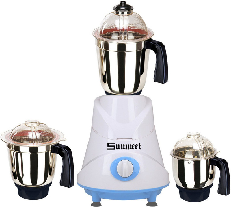 Sunmeet MG16 66 SM 750 ButlerBlackJars 750 W Mixer Grinder(Black, 3 Jars)