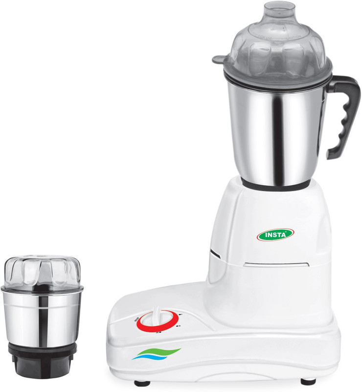 Insta 2 Jar Dynamic 500 W Mixer Grinder(Multicolor, 2 Jars)