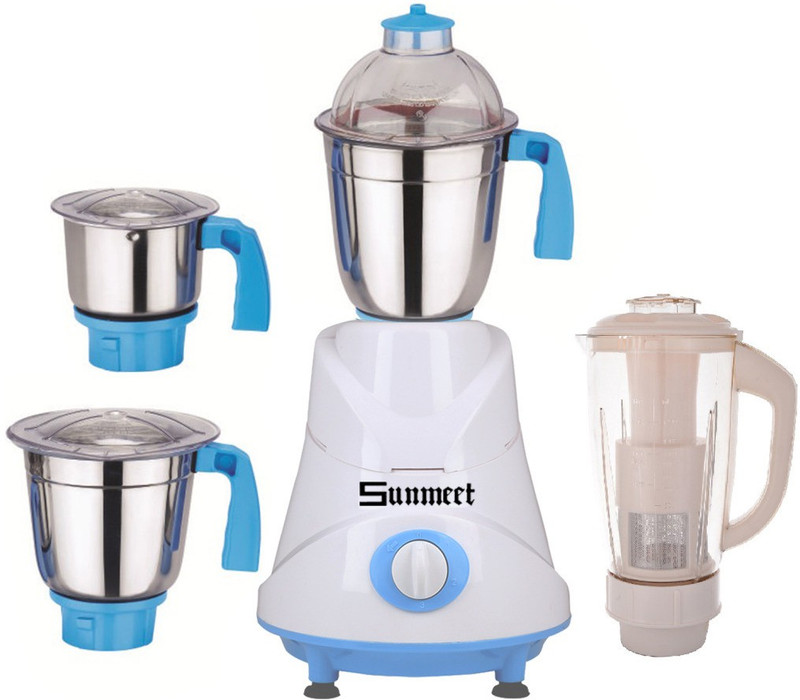Sunmeet MG16 69 SM 750 ButlerBlueJars 750 W Mixer Grinder(Blue, 4 Jars)
