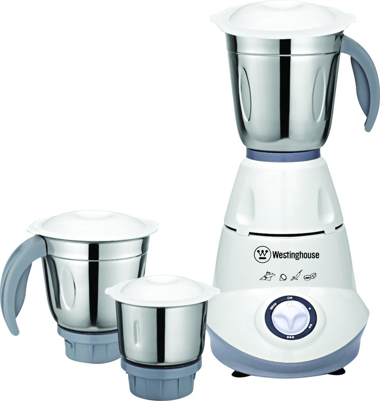 Westinghouse MM50W3A-DS 500 W Mixer Grinder(White, Grey, 3 Jars)
