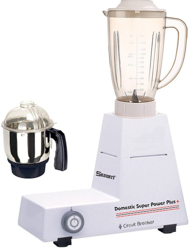 Sunmeet ABS Body MGJ-WFJ16-141 1000 W Mixer Grinder(Multicolor, 2 Jars)