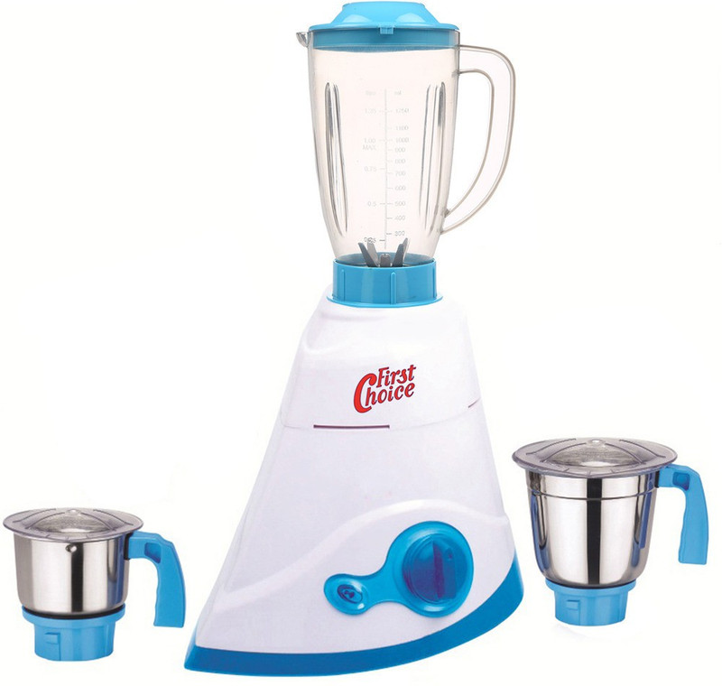 Firstchoice ABS Body MGJ-WFJ16-78 750 W Mixer Grinder(Multicolor, 3 Jars)