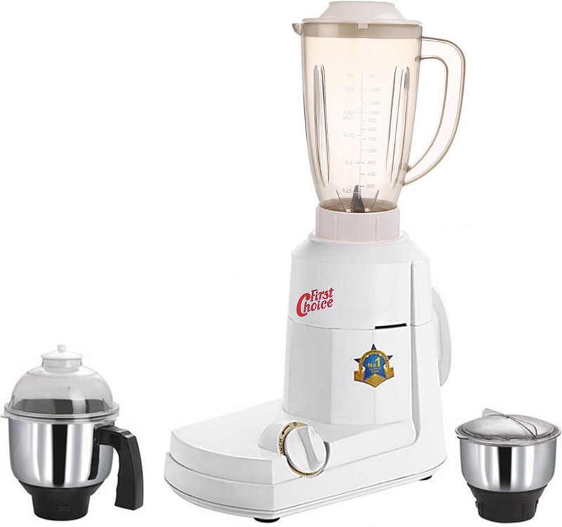 Firstchoice ABS Body MGJ-WFJ16-76 750 W Mixer Grinder(Multicolor, 3 Jars)