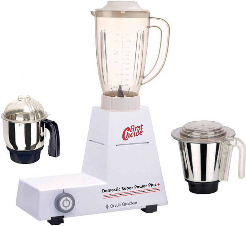 Firstchoice ABS Body MGJ-WFJ16-100 750 W Mixer Grinder(Multicolor, 3 Jars)
