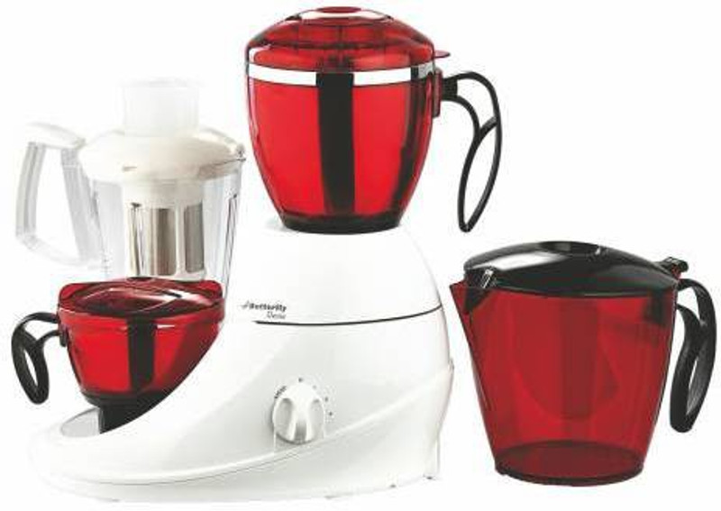 Butterfly JX 3 Desire 3Jars MG 750 W Mixer Grinder(Red, 3 Jars)