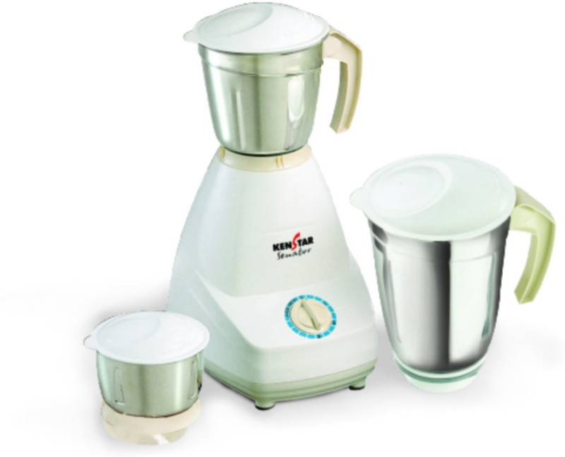 Kenstar Senator SS MG-0120SS 500 W Juicer Mixer Grinder(White, 3 Jars)